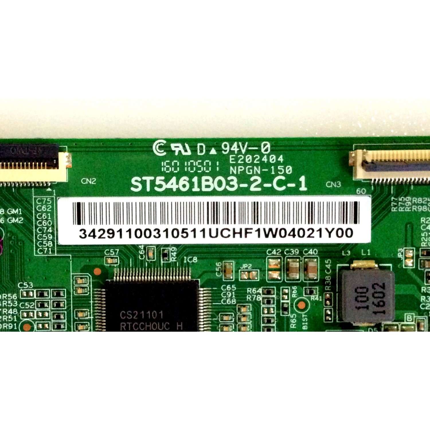KIT DE TARJETAS TV LG / MAIN EBT63439838  EAX66242603(1.0) / T-CON  3429110031 ST5461B03-2-C-1 / FUENTE  EAY63689101 / EAX66203101(1.6) / PANEL NC550DUE-VCCP1 / MODELO 55LF6000-UB.BUSCLOR - Imagen 5